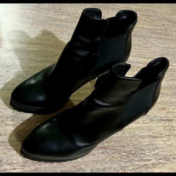 All Saints leather ankle heeled boots - Picture 7 of 16